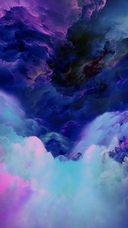 Фиолетовое облако скачать фон 1424 x 2532