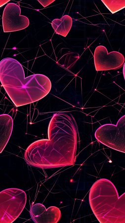 Heart wallpaper valentines iphone