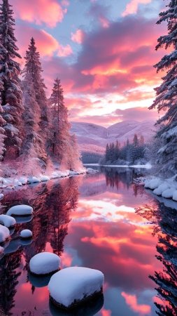 Winter scenery