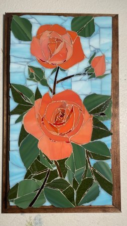 Мозаика red rose скачать фон 1424 x 2532