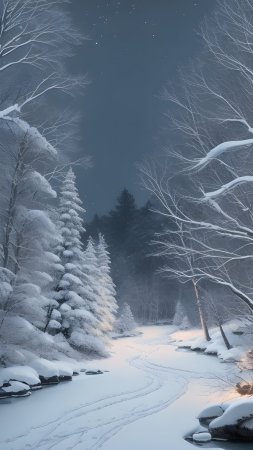 Winter scenery