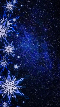 Снежинка фон