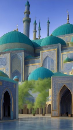 Beautiful mosques скачать фон 1080 x 1920