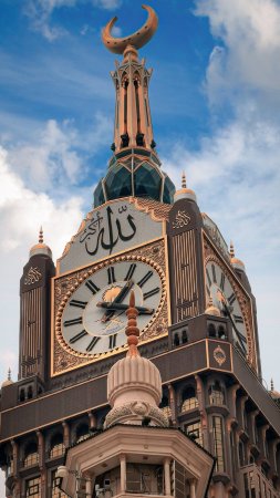 Makkah royal clock tower скачать фон 1424 x 2532