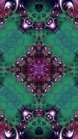 Fractal trippy скачать фон 1080 x 1920
