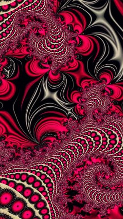 Фрактальное искусство скачать фон 720 x 1280