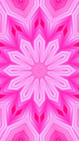 Калейдоскоп розовый скачать фон 1080 x 1920