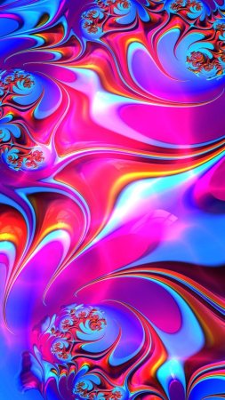 Яркая абстракция скачать фон 720 x 1280