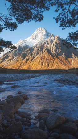 Гора тихтенген кабардино балкария скачать фон 1080 x 1920