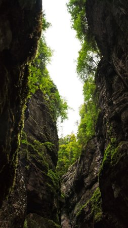 Ущелье партнахкламм скачать фон 1080 x 1920