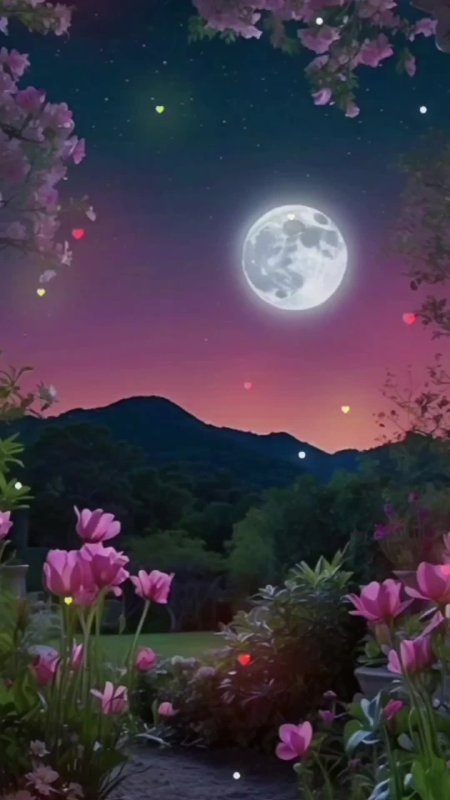 Спокойной ночи природа красивые