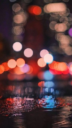 Night city light