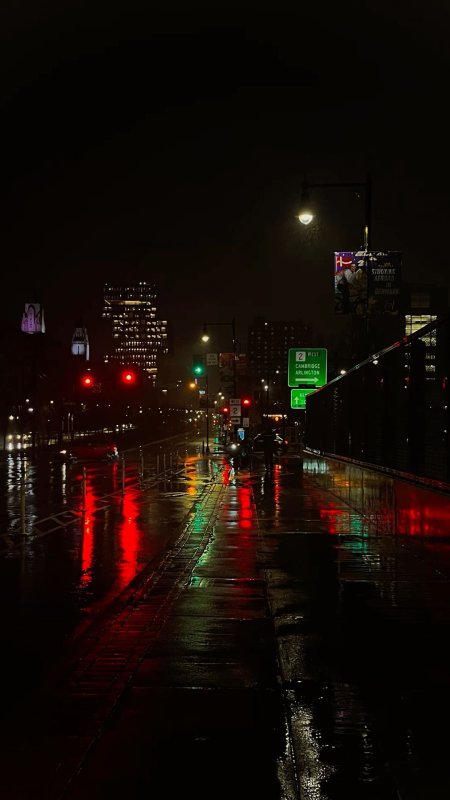 Night rainy