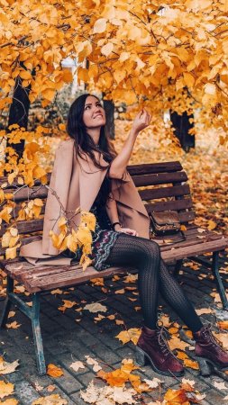 Фотосессия в осеннем парке