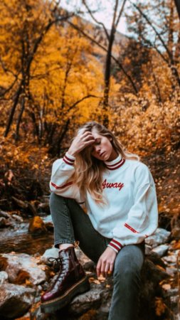 Осенняя фотосессия идеи для девушки