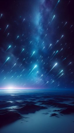 The night sky