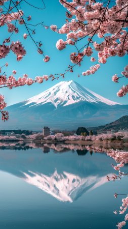 Японская природа скачать фон 1080 x 1920