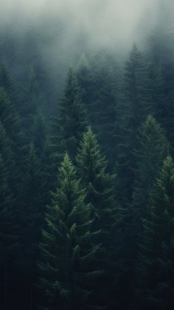 Dark aesthetic forest wallpaper outdoors