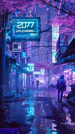 Стиль киберпанк