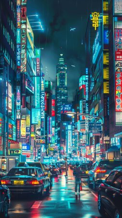 Cyberpunk токио anime