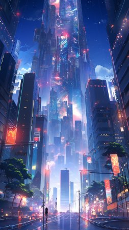 Город киберпанк