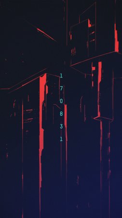 Киберпанк абстракция скачать фон 1424 x 2532