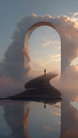 Красивый сюрреализм скачать фон 1424 x 2532