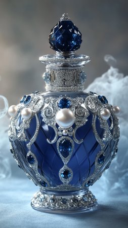 Винтажные флаконы для духов скачать фон 1080 x 1920