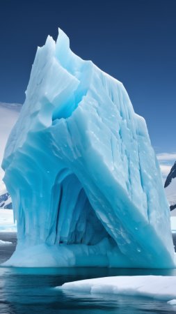 Ice glacier скачать фон 1080 x 1920