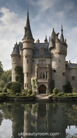 Country style castle скачать фон 1080 x 1920