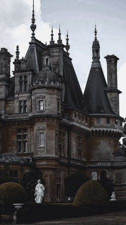 Усадьба waddesdon manor скачать фон 720 x 1280