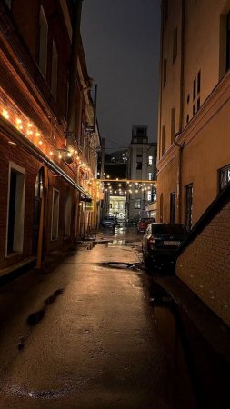 Вечерний переулок арбата москва