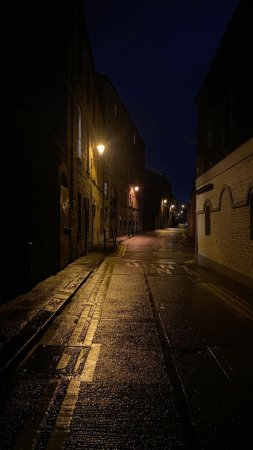 Night city street
