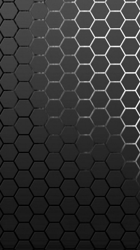 Black hexagon background