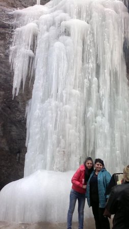 Чегемские водопады кабардино балкария зимой