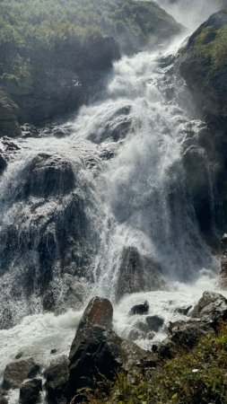 Чучхурский водопад домбай