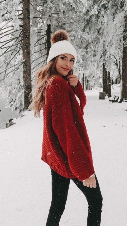 Зимняя фотосессия на улице