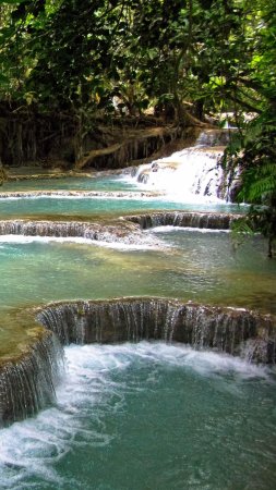 Водопады тад куанг си лаос