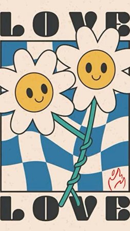 Flower love poster h&amp;amp;amp;m скачать фон 1080 x 1920