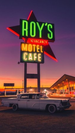 Motel route скачать фон 1080 x 1920