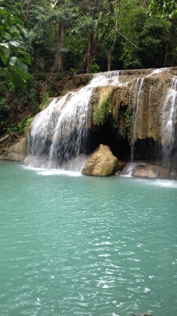 Канчанабури таиланд водопад
