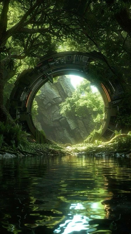 Фантастические миры скачать фон 1080 x 1920