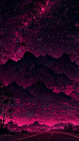 The night sky