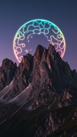 Горы и закат