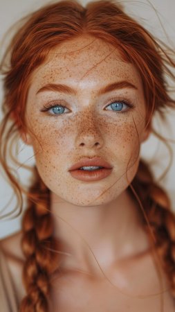 Рыжая с веснушками