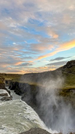 Золотой водопад исландия