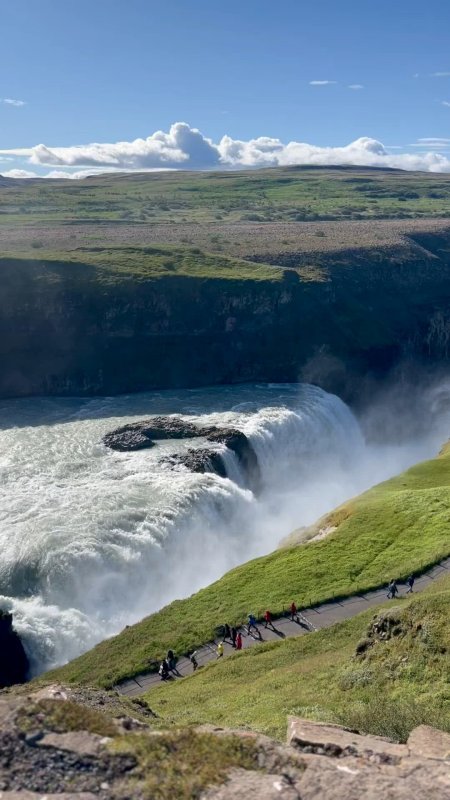 Водопад исландия