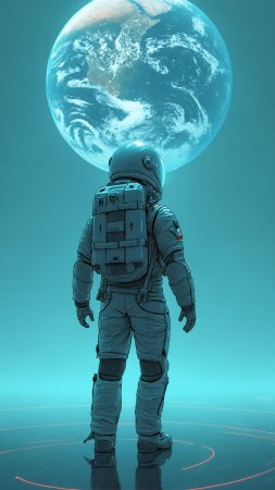 Космонавт скафандр