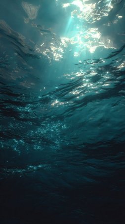 Underwater ocean скачать фон 1080 x 1920