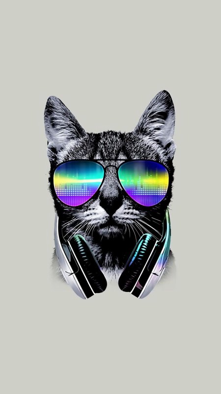 Кот диджей